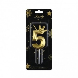LUM-2 LUMANARE ANIVERSARA GOLD C5