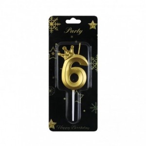 LUM-2 LUMANARE ANIVERSARA GOLD C6