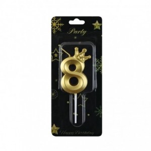 LUM-2 LUMANARE ANIVERSARA GOLD C8