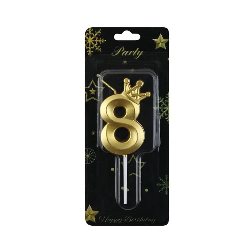 LUM-2 LUMANARE ANIVERSARA GOLD C8