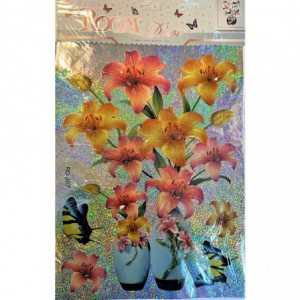 RD STICKER CU FLORI