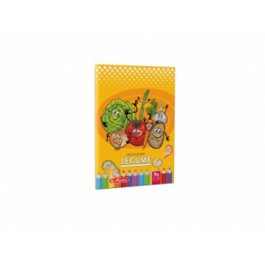 HZ-CARTE DE COLORAT A4, 16F, LEGUME