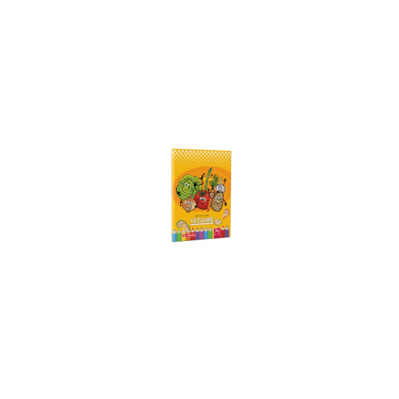 HZ-CARTE DE COLORAT A4, 16F, LEGUME