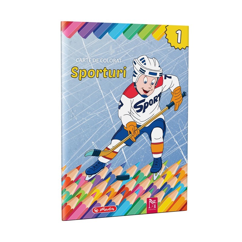 HZ-CARTE DE COLORAT A4, 16F, SPORTURI
