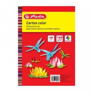 HZ-CARTON COLOR A4 160GR 100COLI/TOP Herlitz