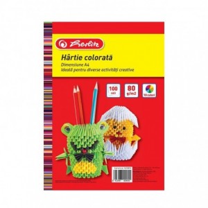 HZ-HARTIE COLOR A4 80GR 100COLI/TOP Herlitz