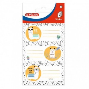HZ-ETICHETE SCOLARE LLAMA 9 BUC/SET