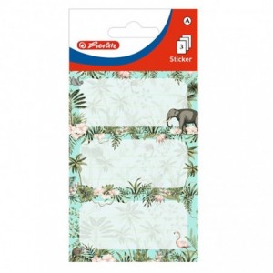 HZ-ETICHETE SCOLARE TROPICAL 9 BUC/SET
