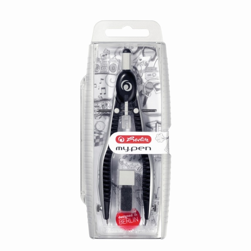 HZ-COMPAS MY PEN SETARE RAPIDA NEGRU Herlitz