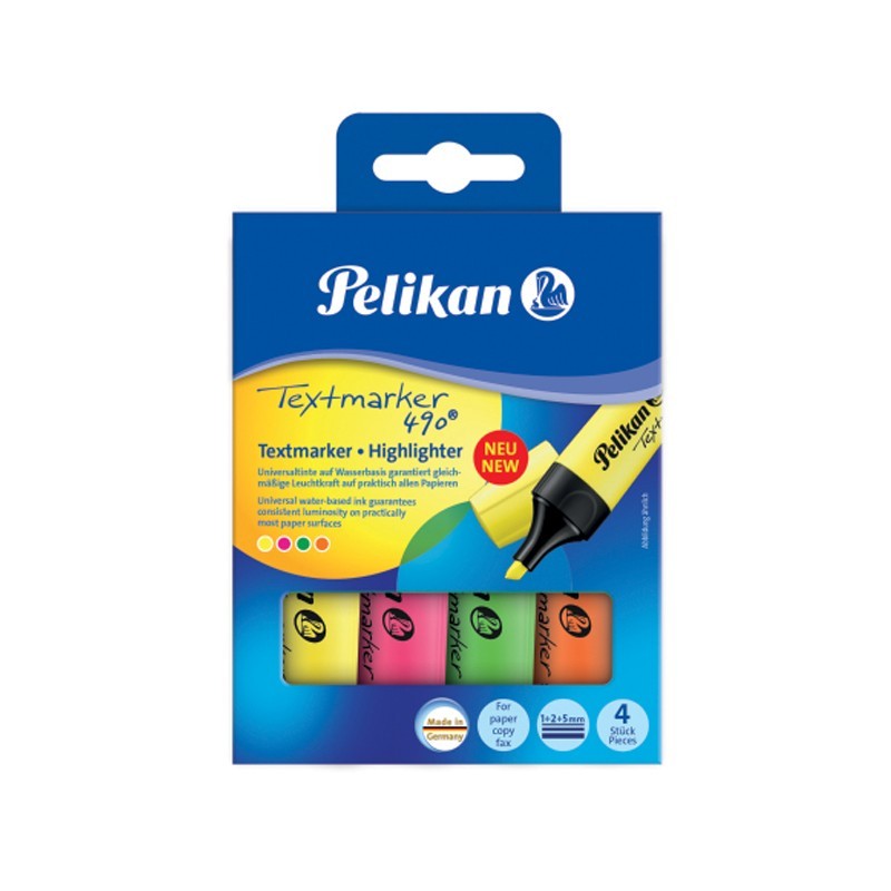 HZ-SET TEXTMARKER 490, 4BUC/CUTIE Pelikan