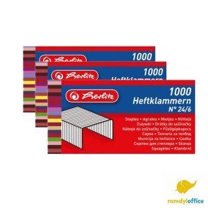 HZ-CAPSE METALICE 24/6 Herlitz, set 1000