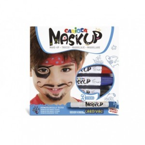 SCH-CARIOCA MASK-UP CARNIVAL 3/SET