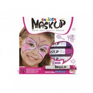 SCH-CARIOCA MASK-UP PRINCESS 3/SET