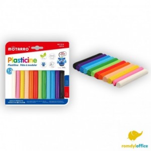 ME132-8 PLASTILINA 12 CULORI MOTARRO , bax 96