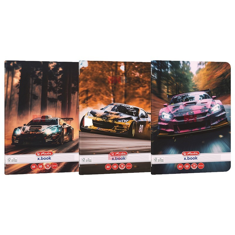 CAIET A4 60F DICTANDO RACE CARS HERLITZ, set 5