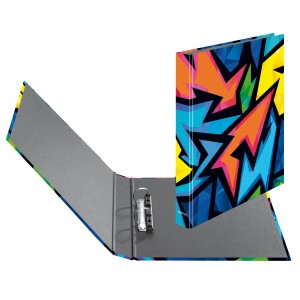 HZ-CAIET MECANIC A4, 2 inele, Neon ART, Herlitz