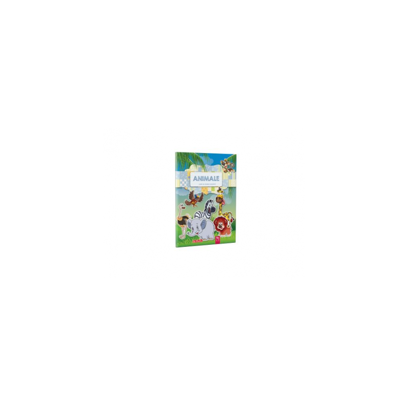 HZ-CARTE DE COLORAT A4 24F, ALFABET CU ANIMALE II