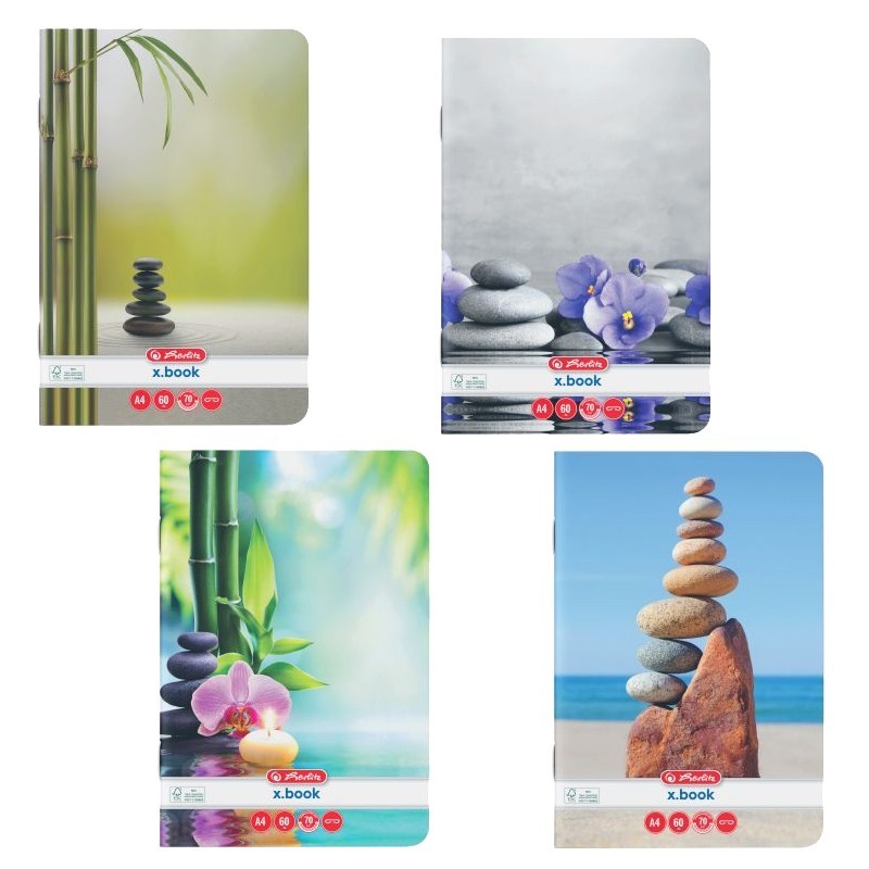 CAIET A4 60F VELIN ZEN HERLITZ, set 5