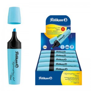 HZ-TEXTMARKER 490 ALBASTRU PASTEL set 10 PELIKAN