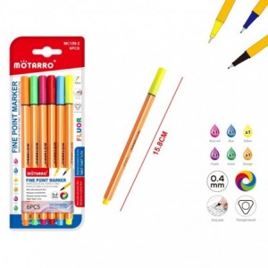 MC159-2 SET FINELINER 6 BUC/SET