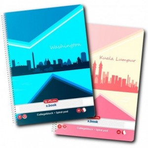 CAIET A5 70F SPIRALA MATEMATICA HERLITZ, set 5