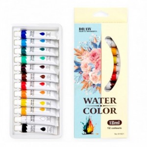 TP-W1801 TEMPERA WATER 12 CULORI*12ML