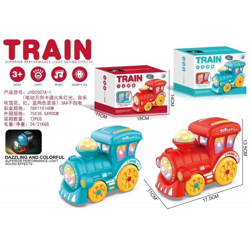 JYD2007A-1 LOCOMOTIVA MUZICALA 18*11*14CM, bax 72