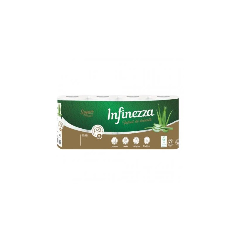 INFINEZZA HARTIE IGIENICA 3str. 8/set