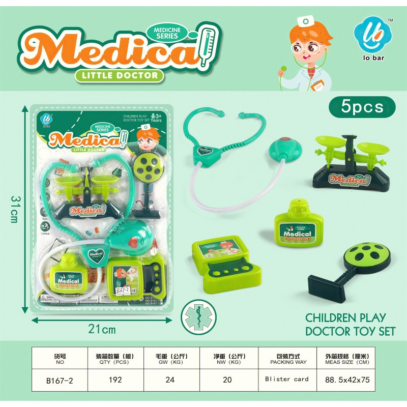 B167-2 SET DOCTOR CU ACCESORII 21*31CM, bax 90