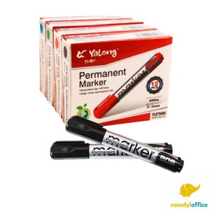 YL875006 MARKER PERMANENT NEGRU, set 12