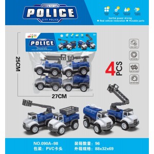 090A-98 SET 4 MASINI POLITIE, bax 96