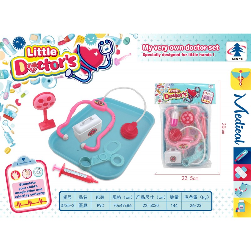 3735-2 SET DOCTOR CU ACCESORII 22,5*30cm, bax 144