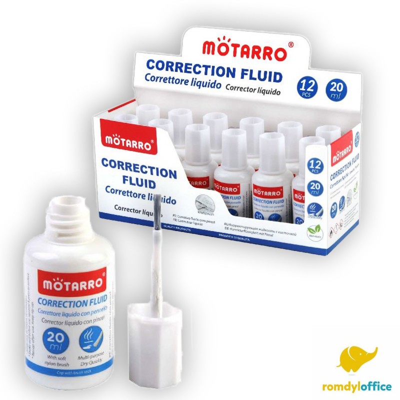 MK065-3 FLUID CORECTOR 20ML MOTARRO,set 12