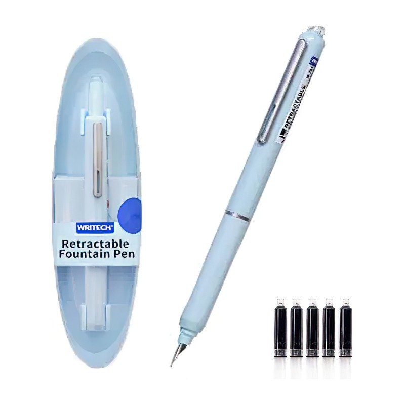 SCH-BLISTER STILOU FIN RETRACTABIL WRITECH+5 PATR B