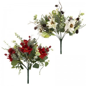 GRD509 FLOARE DECORATIVA 40CM CHRISTMAS