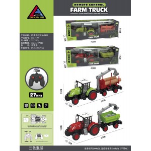 666-130 TRACTOR CU REMORCA 43*12*14cm, bac 36