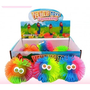 BOL-2603 MINGE CAUCIUC CU OCHI SI LED, cutie 12