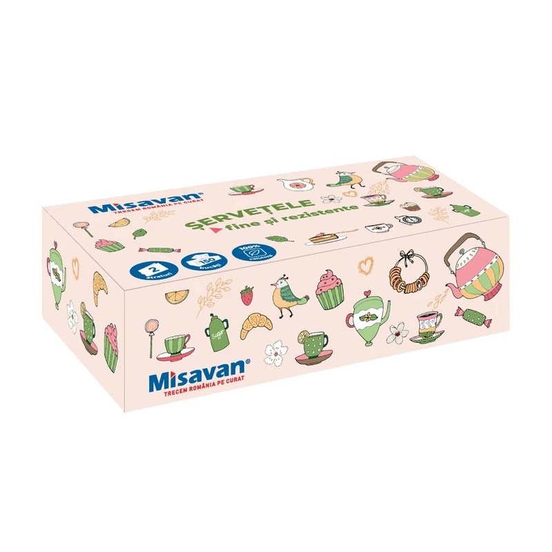 SERVETELE DE MASA LA CUTIE 150buc/cutie