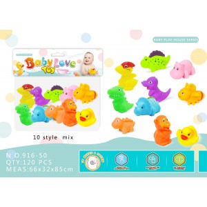 916-50 SET ANIMALE CAUCIUC 25x4x15cm, bax 120