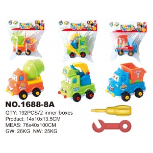 1688-8A CAMION CU UNELTE 23x10x16cm, bax 192
