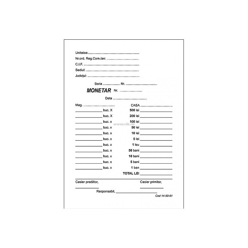 MONETAR A6 - AUTOCOPIATIVA (CARNET)