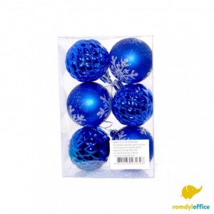 HM570 GLOBURI BLUE 5CM 6/SET