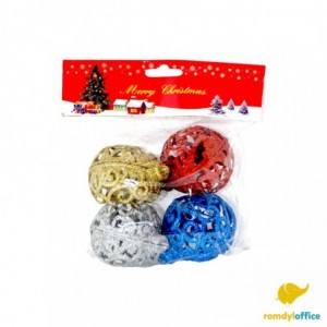 ZS498 GLOBURI MIX COLOR 6CM 4/SET