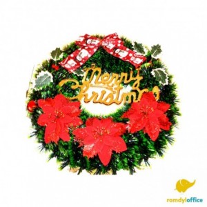 GLDE-20 CORONITA USA 45CM MERRY CHRISTMAS