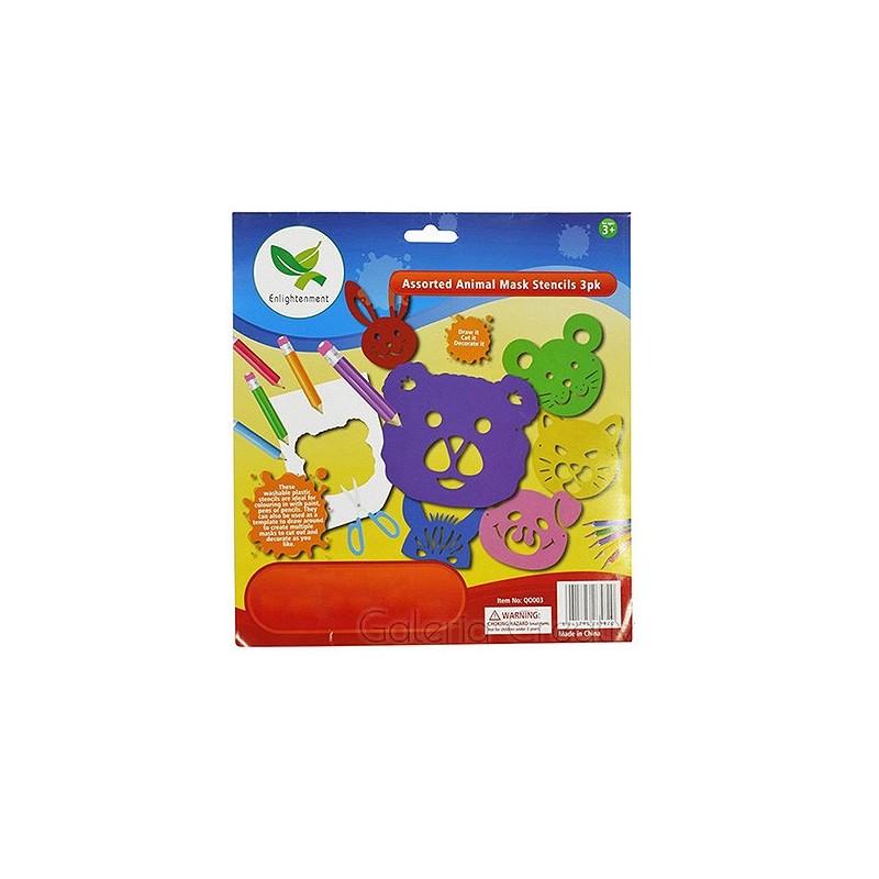 PLANSA-2 SABLON CREATIV  ANIMALE 3/SET