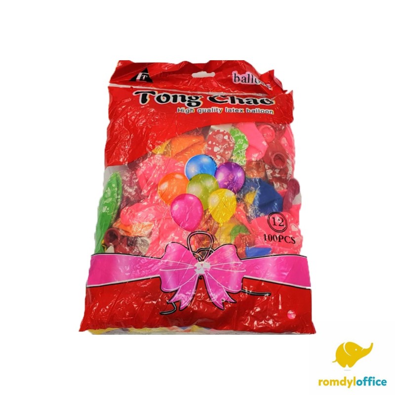 BAL-2 BALOANE 12' MULTICOLORE 100/SET