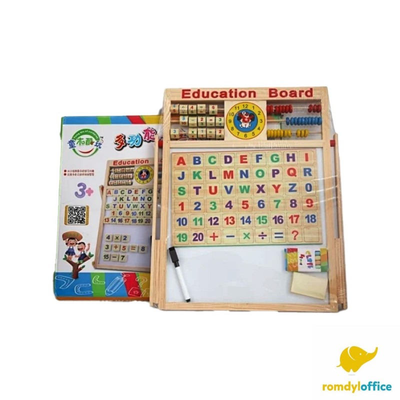 Tablă magică educativă din lemn.