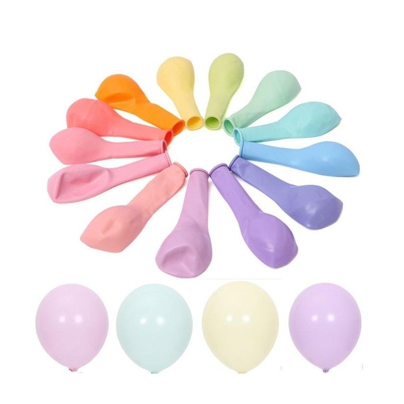 BAL-3 BALOANE 10'' PASTEL MIX 100/SET
